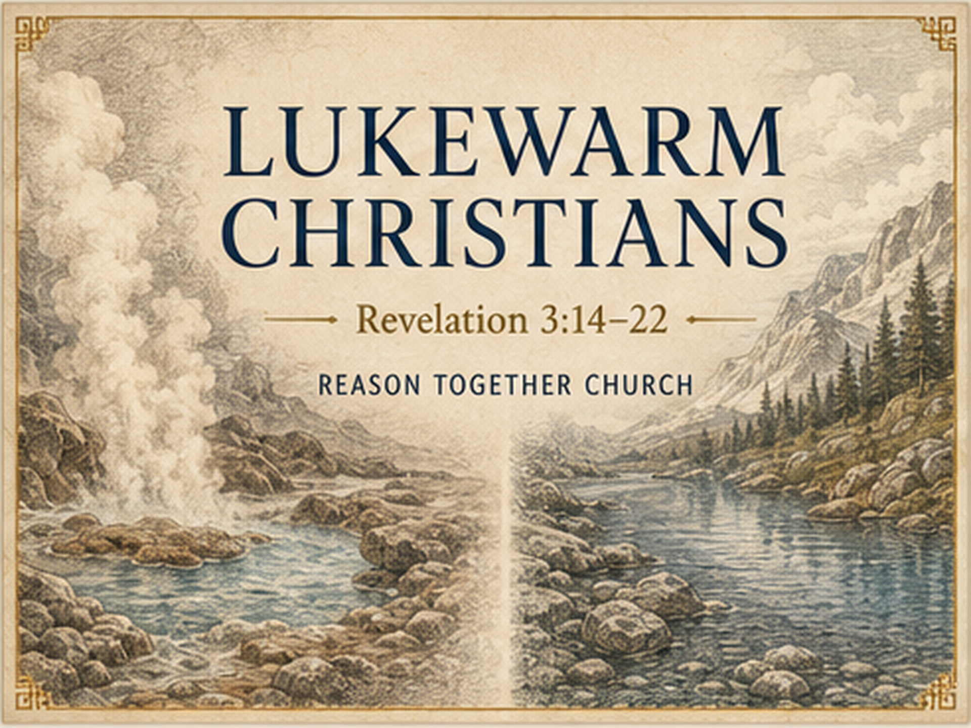 Lukewarm christians