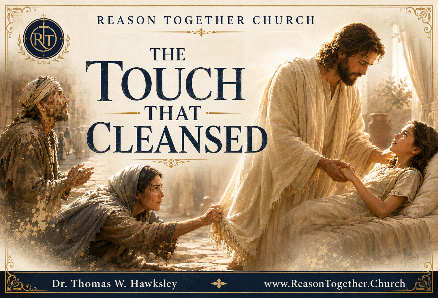 The touch that cleansed