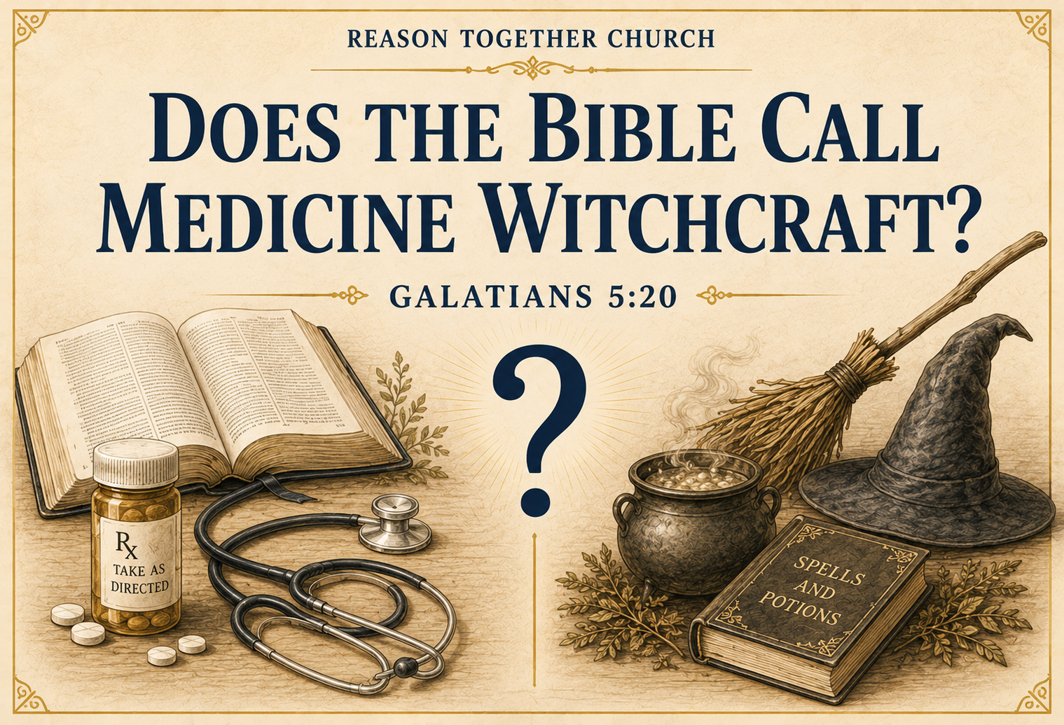 Is taking medicine sorcery?