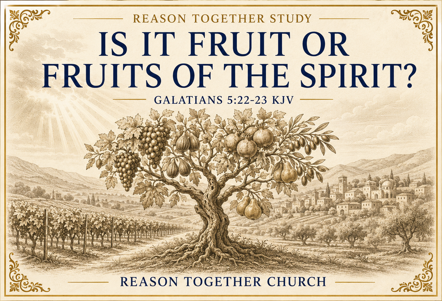 Fruit of the Spirit vs Fruits of the Spirit