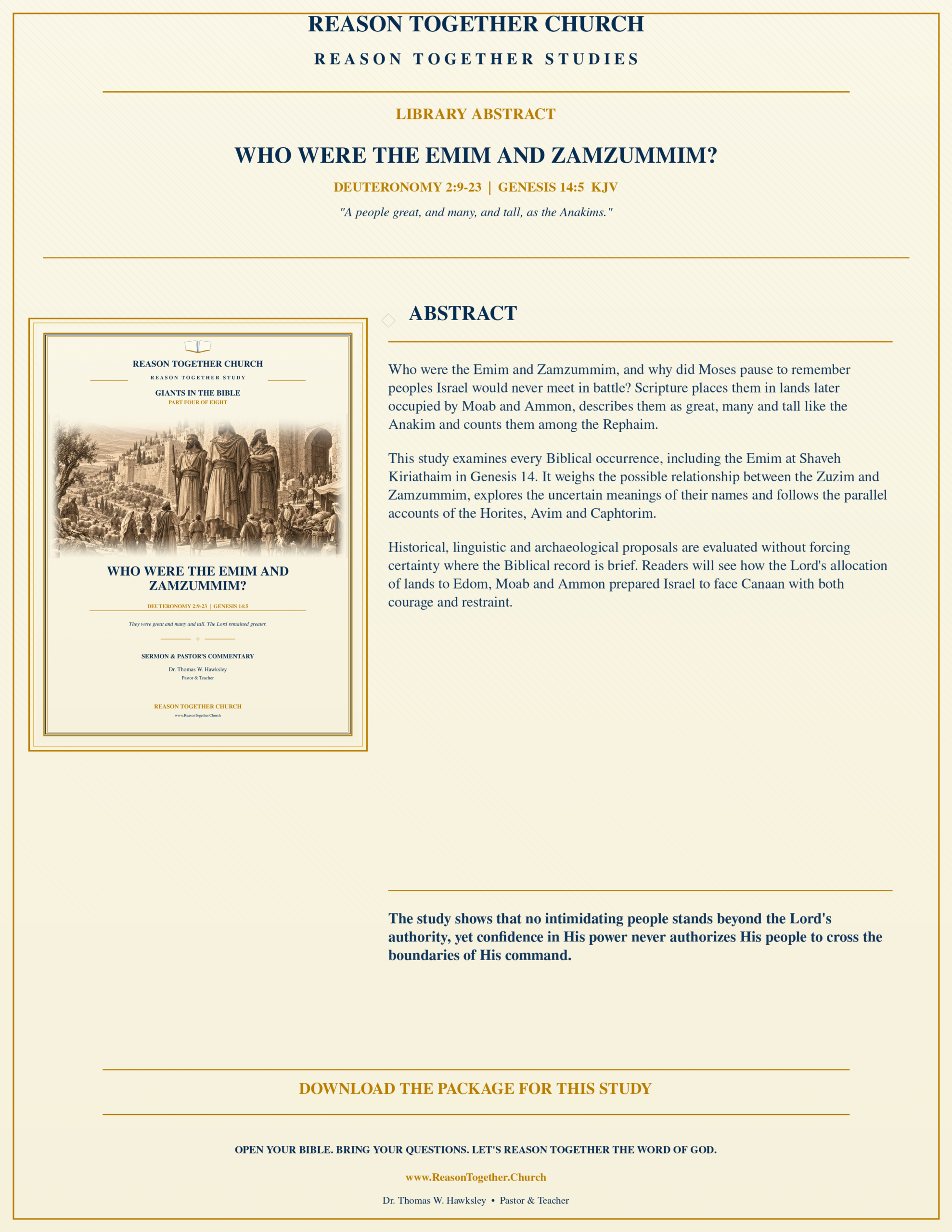 Who were the Anakim?